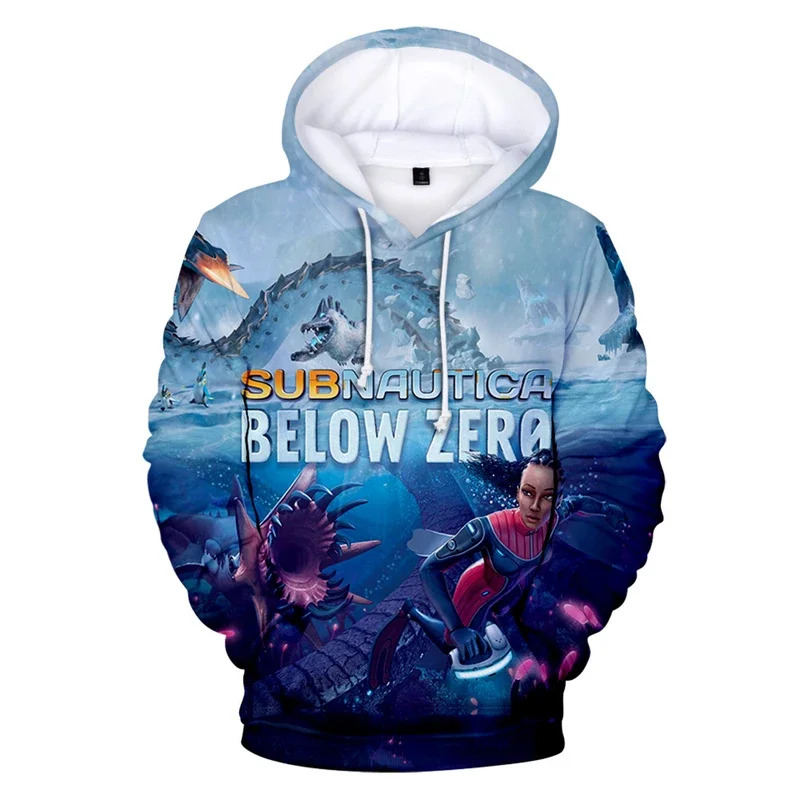 Women'S Fashion Sweatshirts - Subnautica Below Zero 3D-geprinte hoodies dames/heren