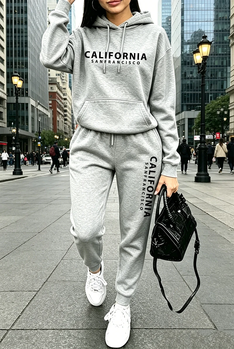 Women'S Fashion Sweatshirts - Kwalitatief Dames Trainingspak met Print, Casual
