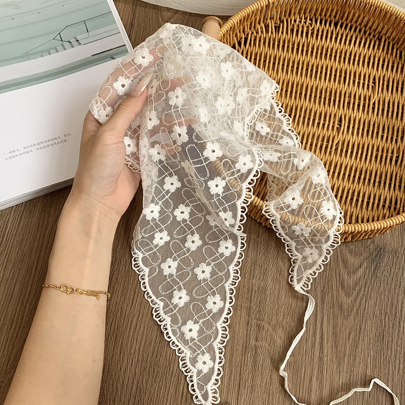 Corset Top Boned - Kanten sjaal Multifunctionele Franse hoofdband Haarband