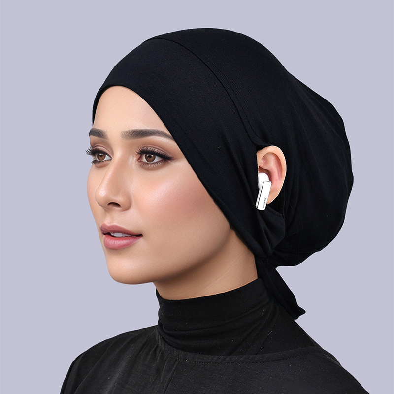 Women'S Fashion Visor - Verstelbare Modale Onder Cap Met Oorgat