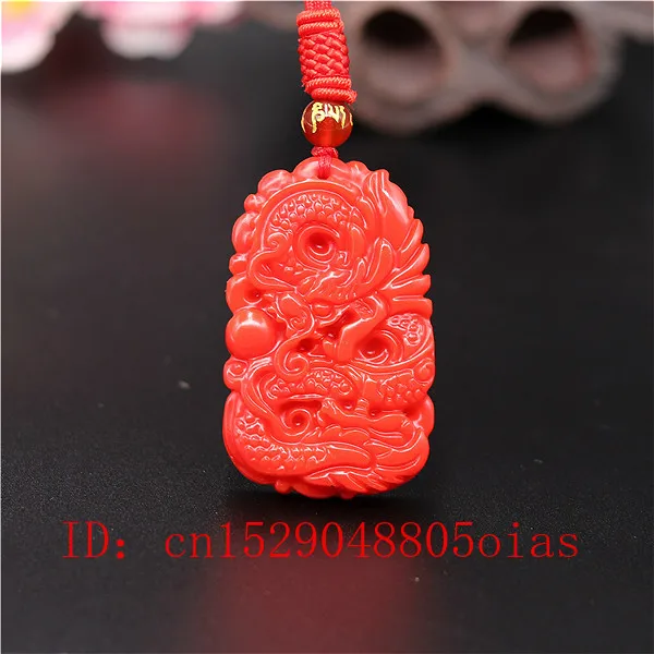 Women Fashion Hub - Natuurlijke Rode Koraal Jade Stone Dragon