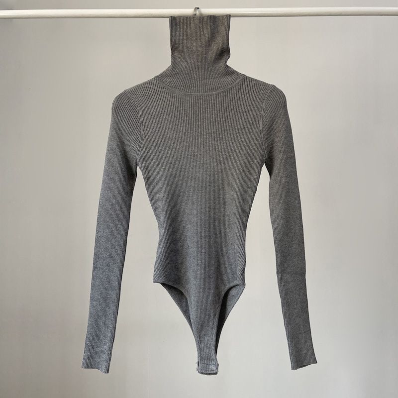 Turtleneck Bodysuit - Body Dames Lange Mouw Elegante Mode