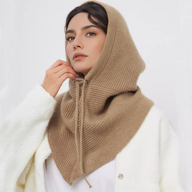 Women'S Fashion Visor - Winter Bivakmuts Hoed Sjaal voor Vrouwen