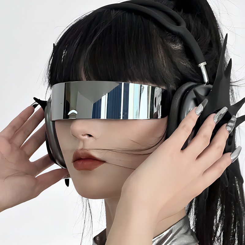 Y2K Futuristische Smalle Cyclo - Women'S Fashion Visor recensie en prijs