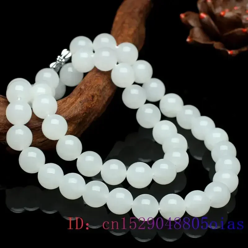Witte Jade Kralen Ketting Kral - Women Fashion Hub recensie en prijs