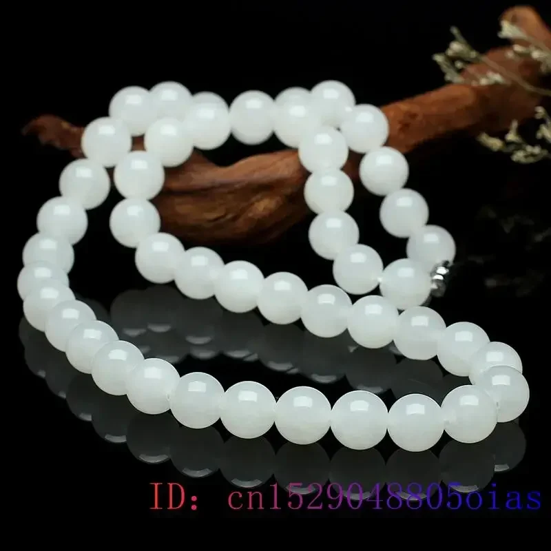 Witte Jade Kralen Ketting Kral - Women Fashion Hub recensie en prijs