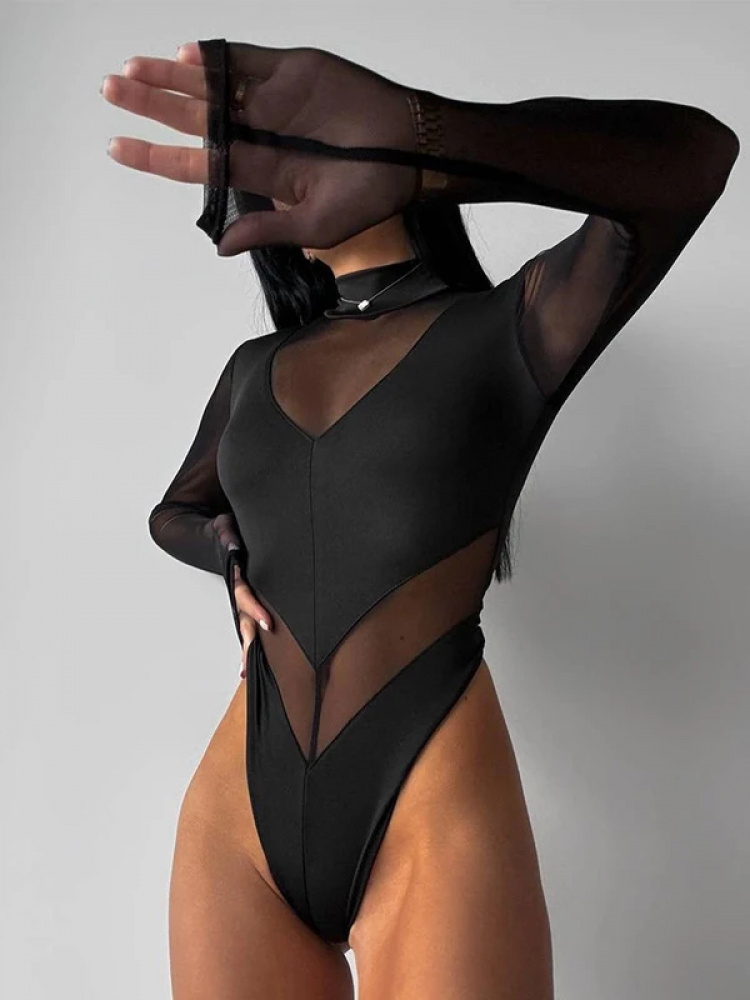 Sexy mesh damesbodysuits, door - Turtleneck Bodysuit recensie en prijs