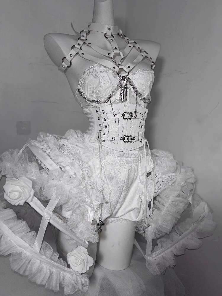 Lolita kostuum bloem bot zware - Corset Top Boned recensie en prijs
