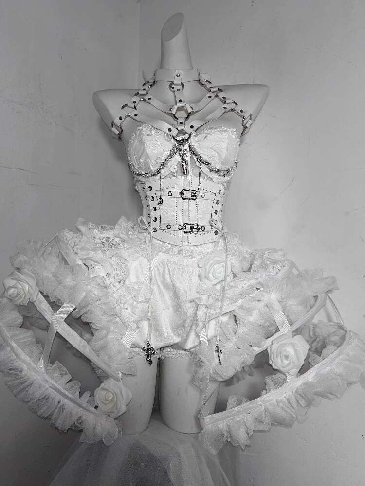 Lolita kostuum bloem bot zware - Corset Top Boned recensie en prijs
