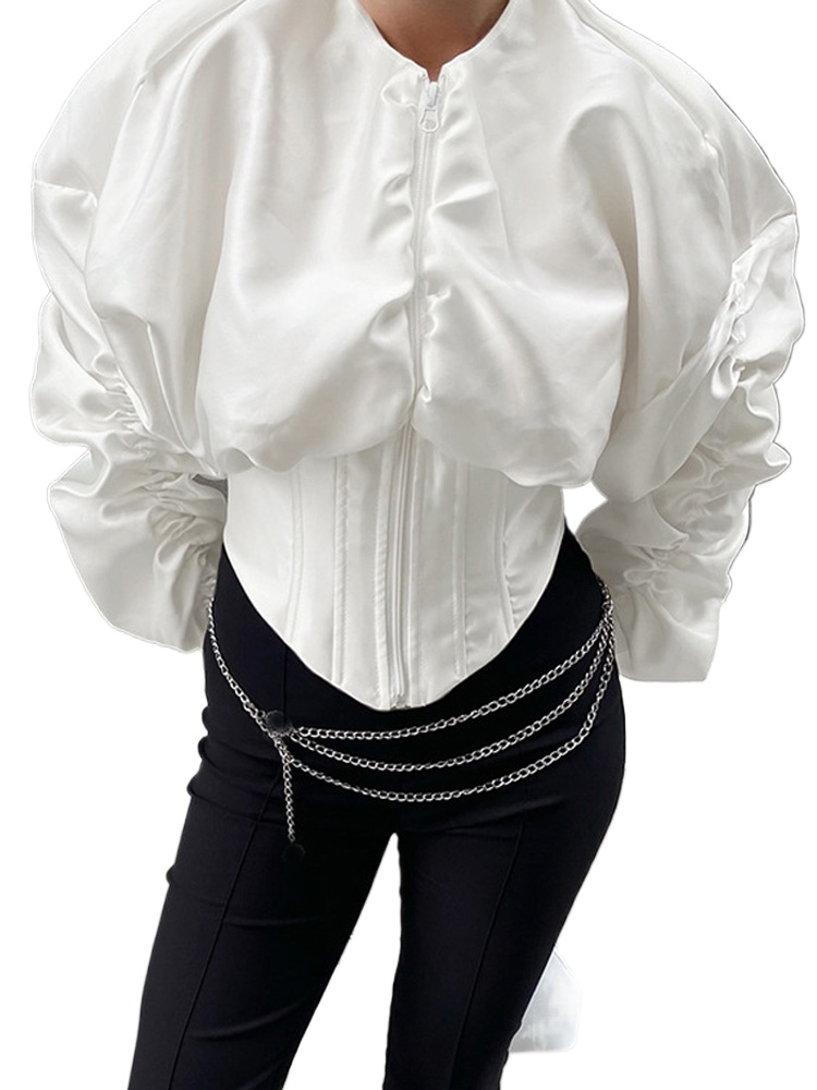 Retro Puffmouw Crop Top voor D - Corset Top Boned recensie en prijs