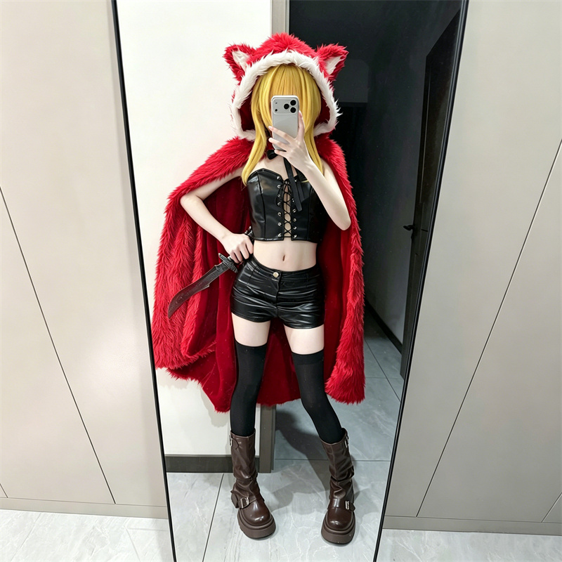 Game Black Souls Cosplay Cape  - Corset Top Boned recensie en prijs