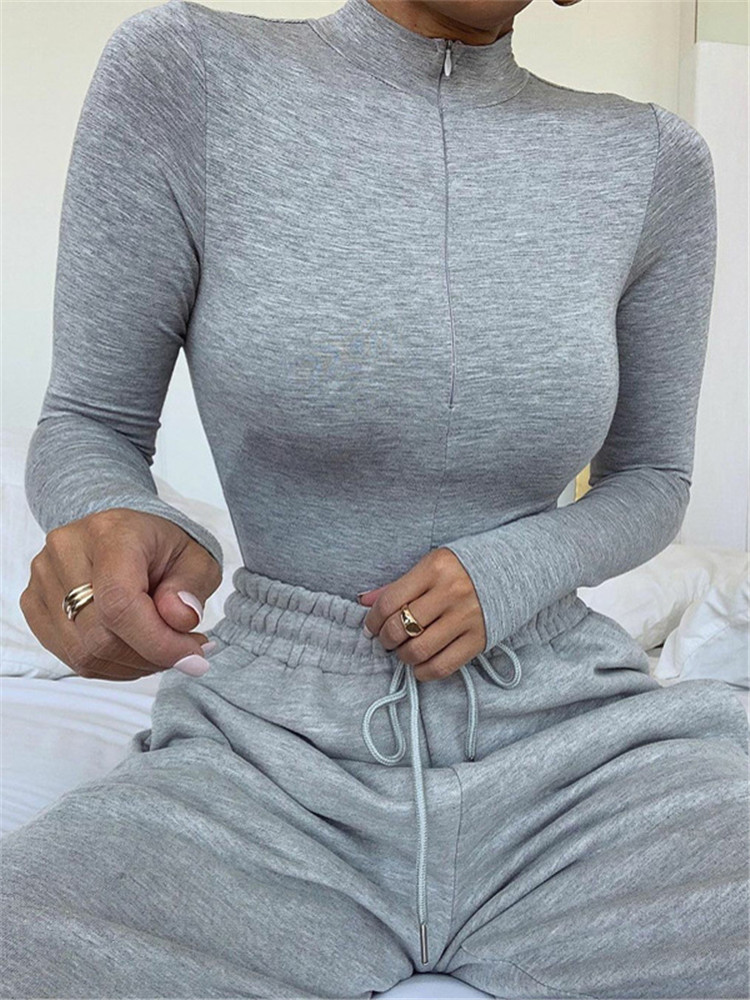 Shestyle Effen Rits Bodycon Bo - Turtleneck Bodysuit recensie en prijs