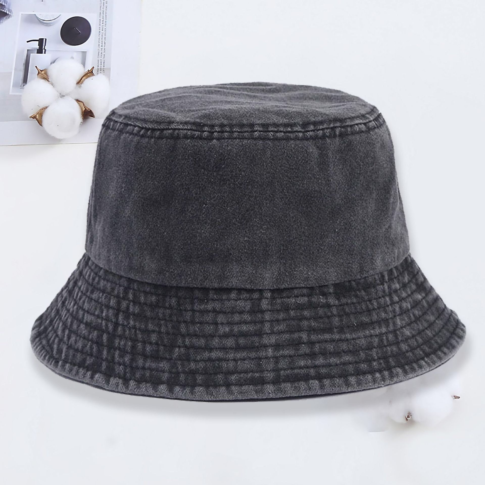 Op maat gemaakte denim bucket  - Women'S Fashion Visor recensie en prijs