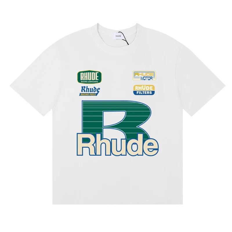Streetwear merk Rhude T-shirt  - Women Fashion Brand Logo recensie en prijs