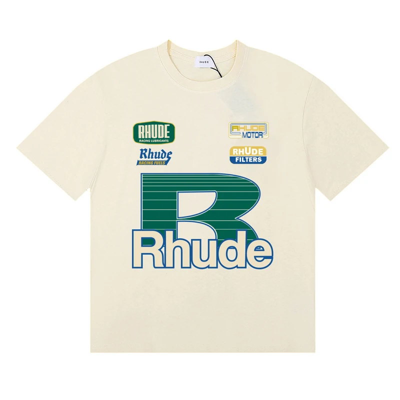 Streetwear merk Rhude T-shirt  - Women Fashion Brand Logo recensie en prijs