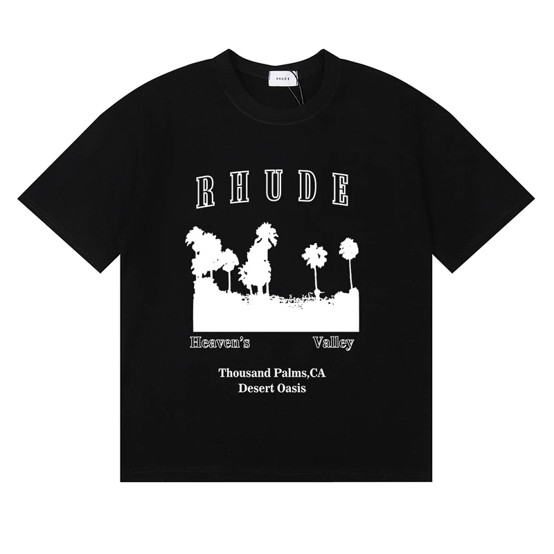 Streetwear merk Rhude T-shirt  - Women Fashion Brand Logo recensie en prijs