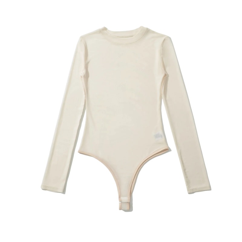 Mesh ronde hals lange mouw dam - Turtleneck Bodysuit recensie en prijs