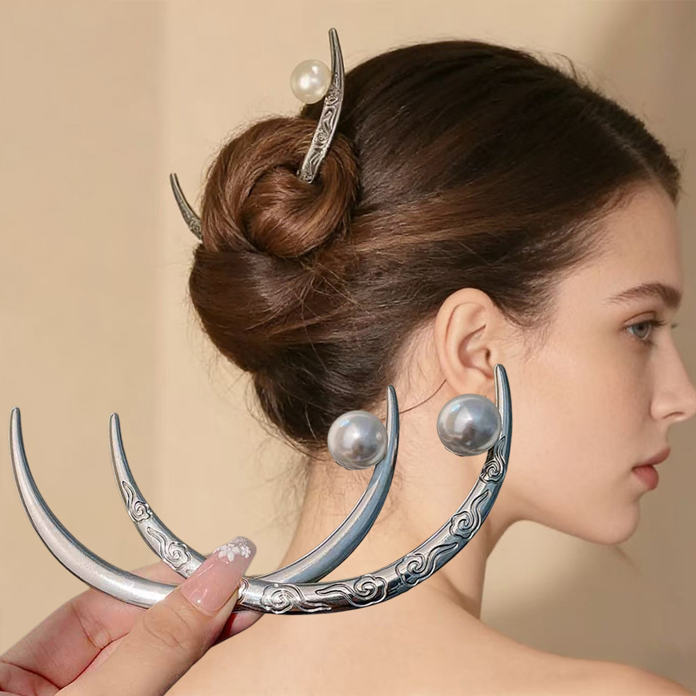 Parel Haarspeld Halve Maan Haa - Women Fashion Hub recensie en prijs