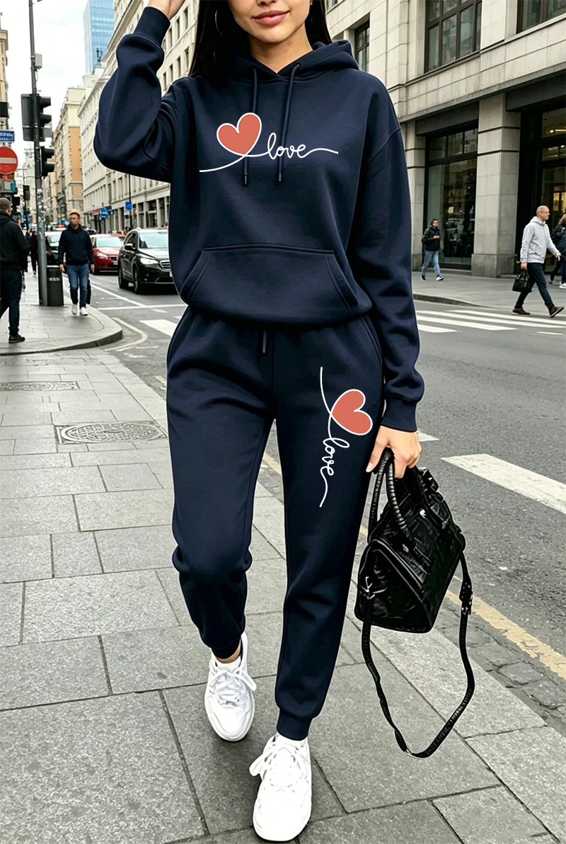 Dames trainingspak met print,  - Women'S Fashion Sweatshirts recensie en prijs