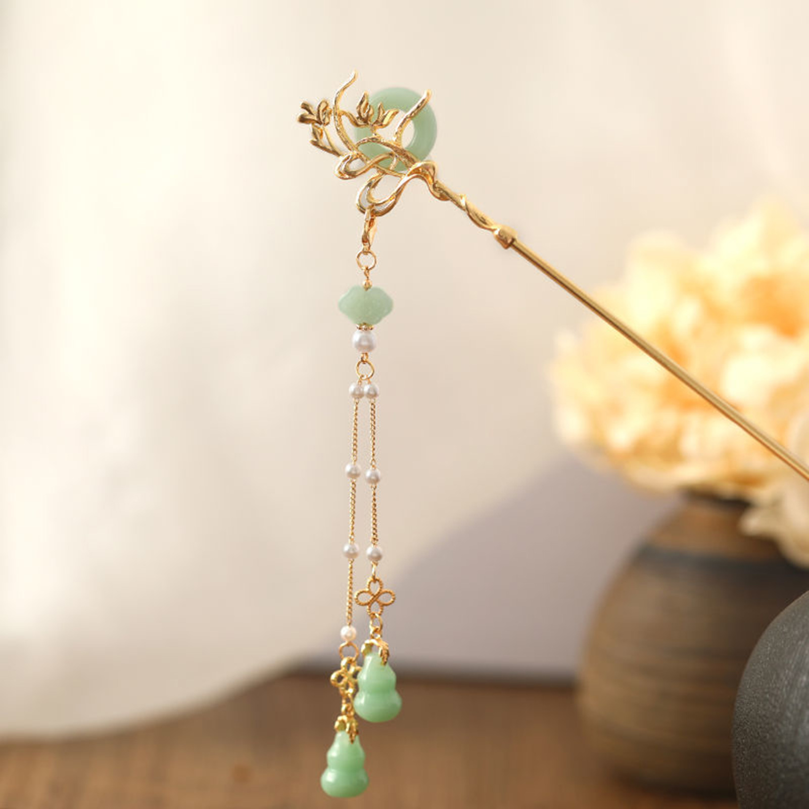 Chinese Stijl Glazen Haarspeld - Women Fashion Hub recensie en prijs