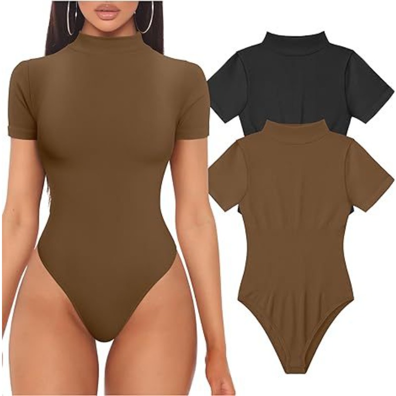 Coltrui bodysuit met korte mou - Turtleneck Bodysuit recensie en prijs