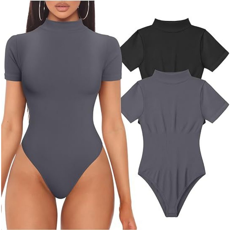 Coltrui bodysuit met korte mou - Turtleneck Bodysuit recensie en prijs