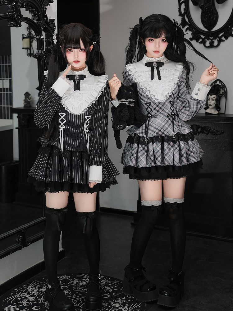 Gothic Sweet Y2K 2-delige set  - Corset Top Boned recensie en prijs
