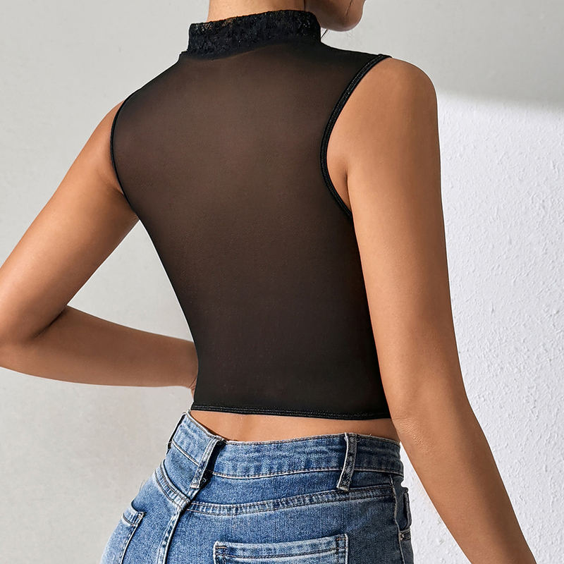 Vrouwen Sheer Mesh Corset Tops - Corset Top Boned recensie en prijs