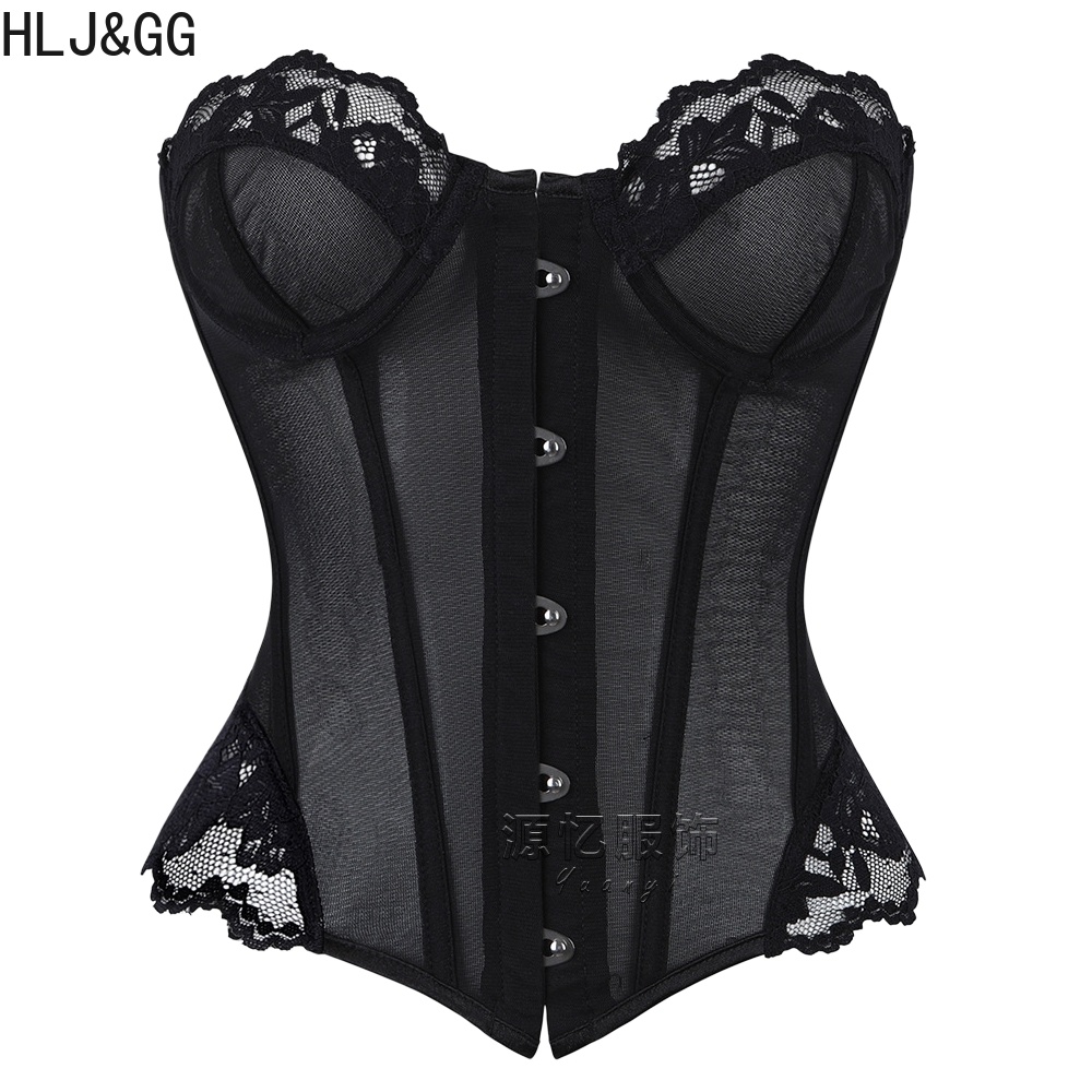 HLJ&GG Sexy Leopard Mesh See T - Corset Top Boned recensie en prijs